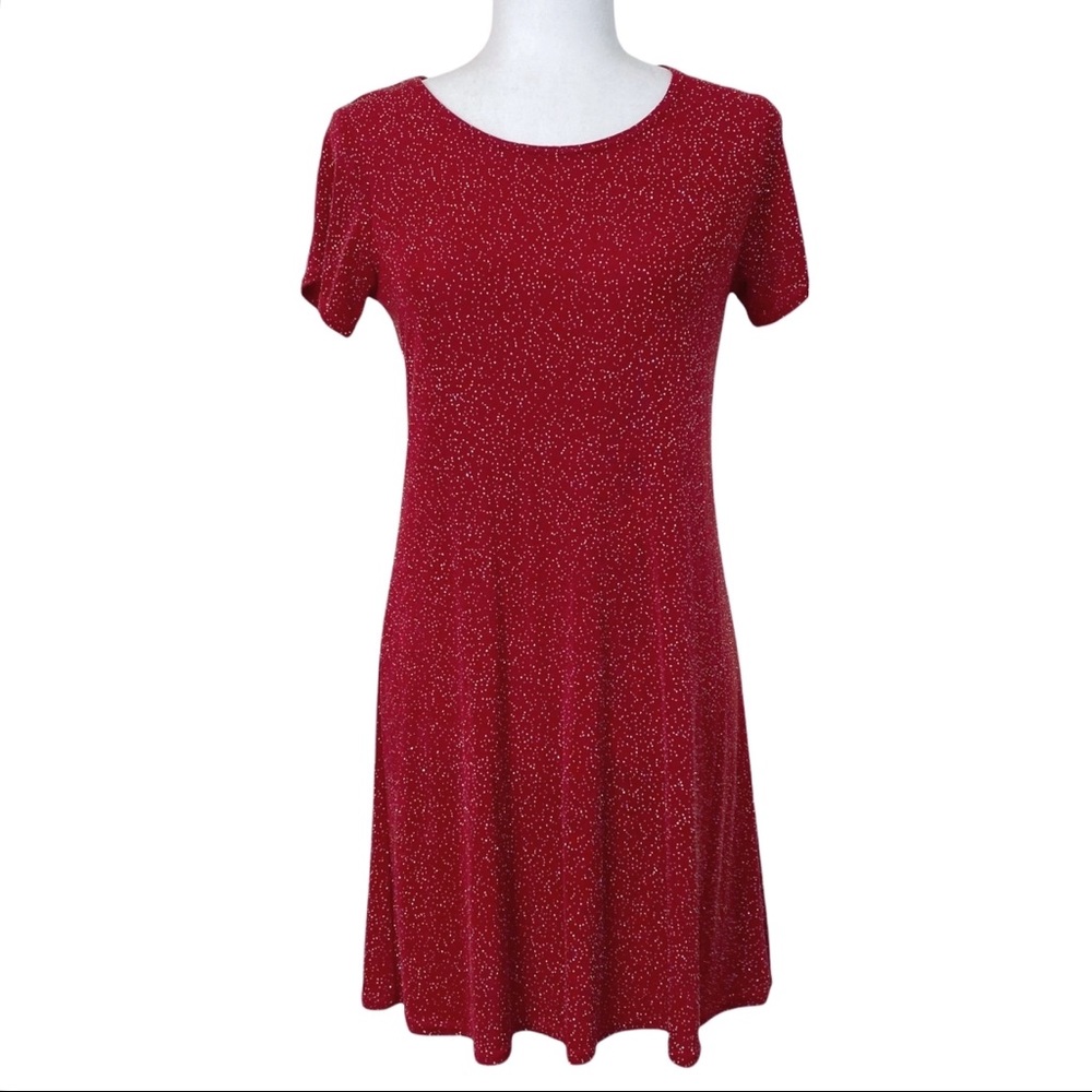 All That Jazz VTG Sparkly A-Line Stretch Party Dress Juniors XL
